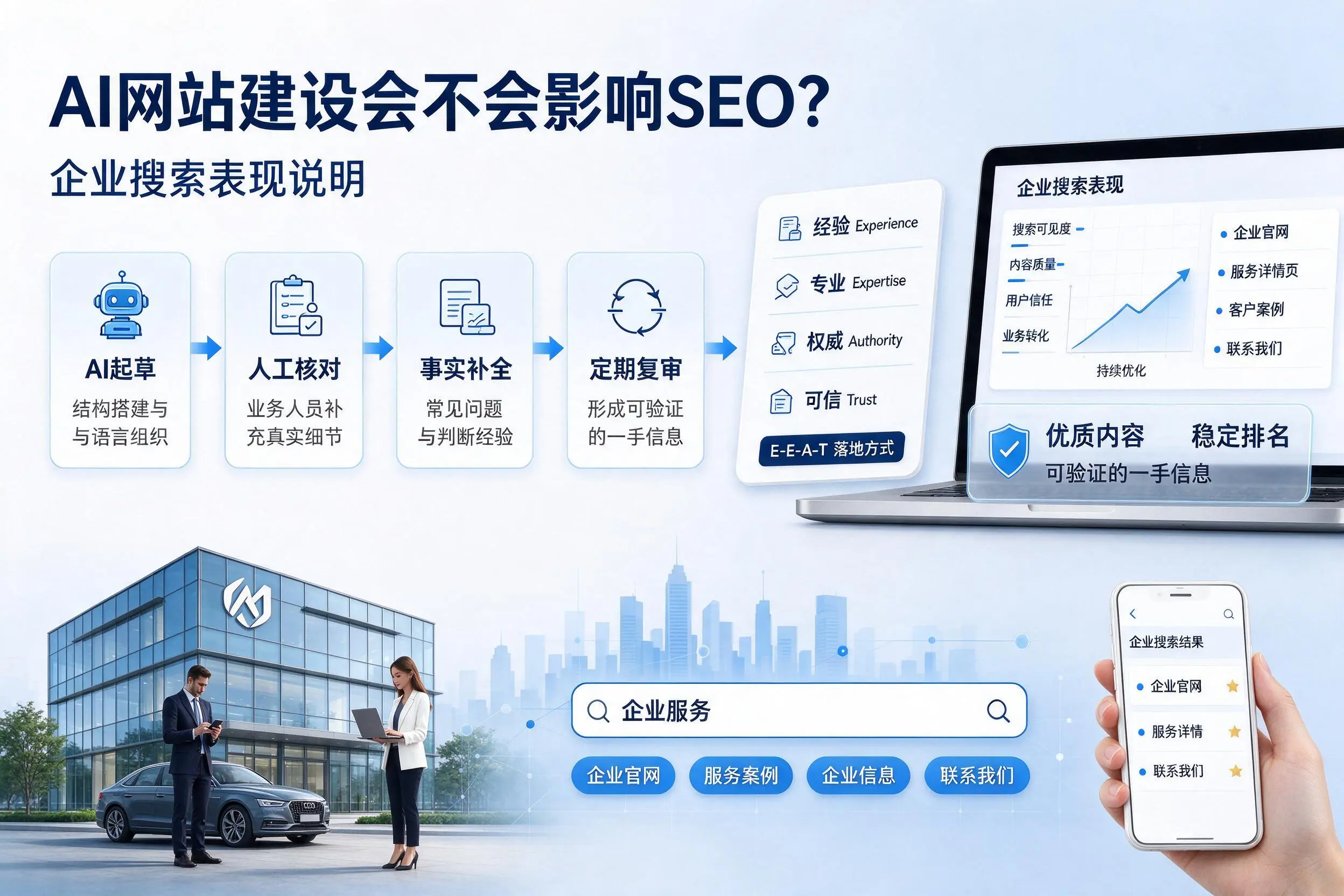 AI网站建设会不会影响SEO?三门峡企业搜索表现说明