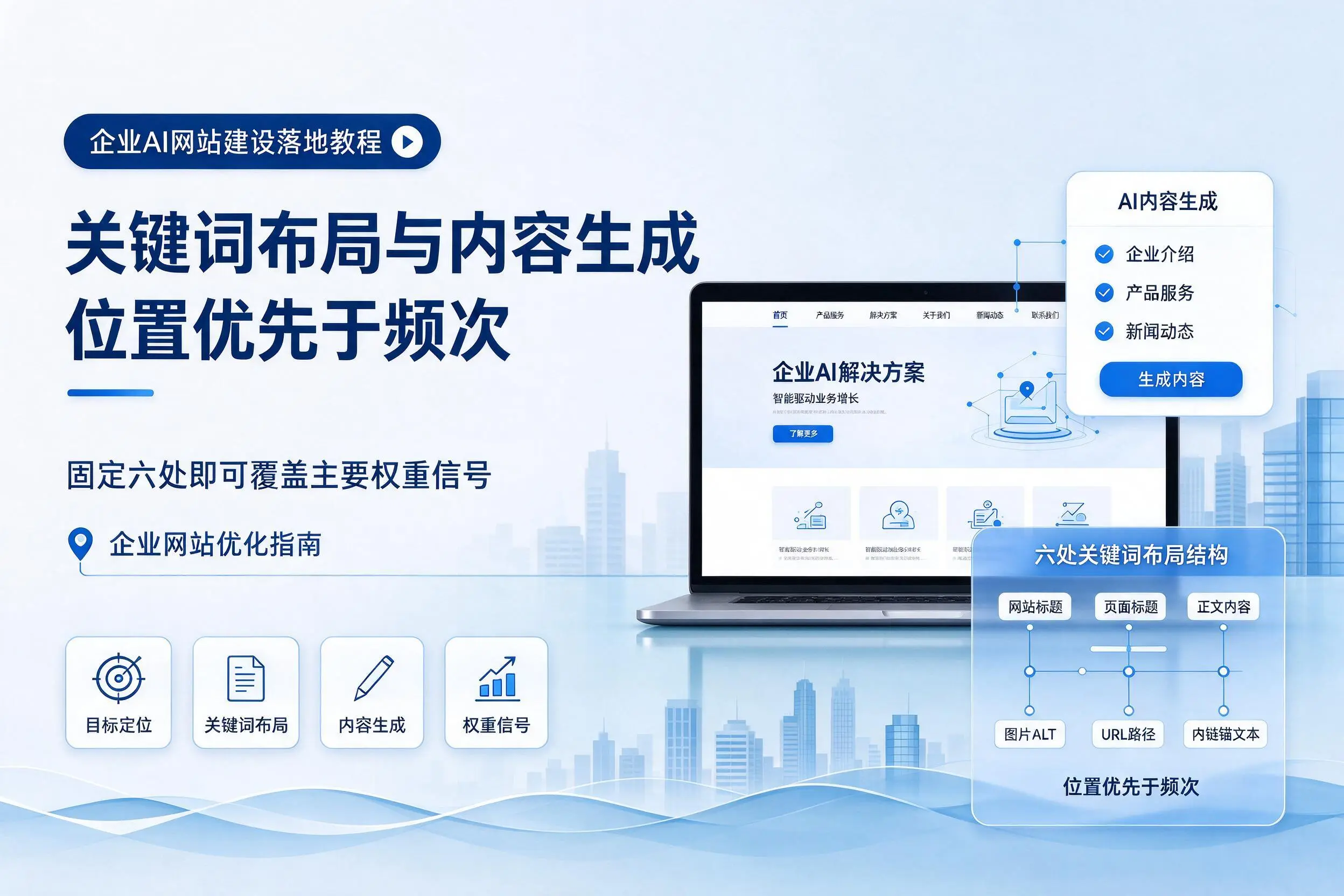 三门峡企业AI网站建设落地教程:关键词布局与内容生成